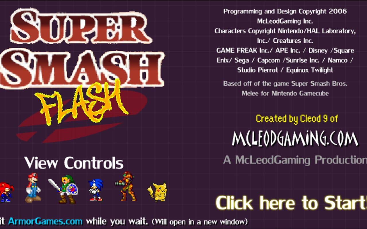 Cover image for Super Smash Flash