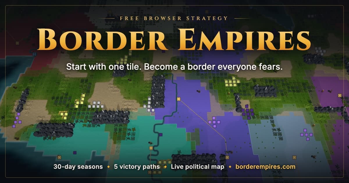 Portada de Border Empires — Persistent Browser Strategy Game