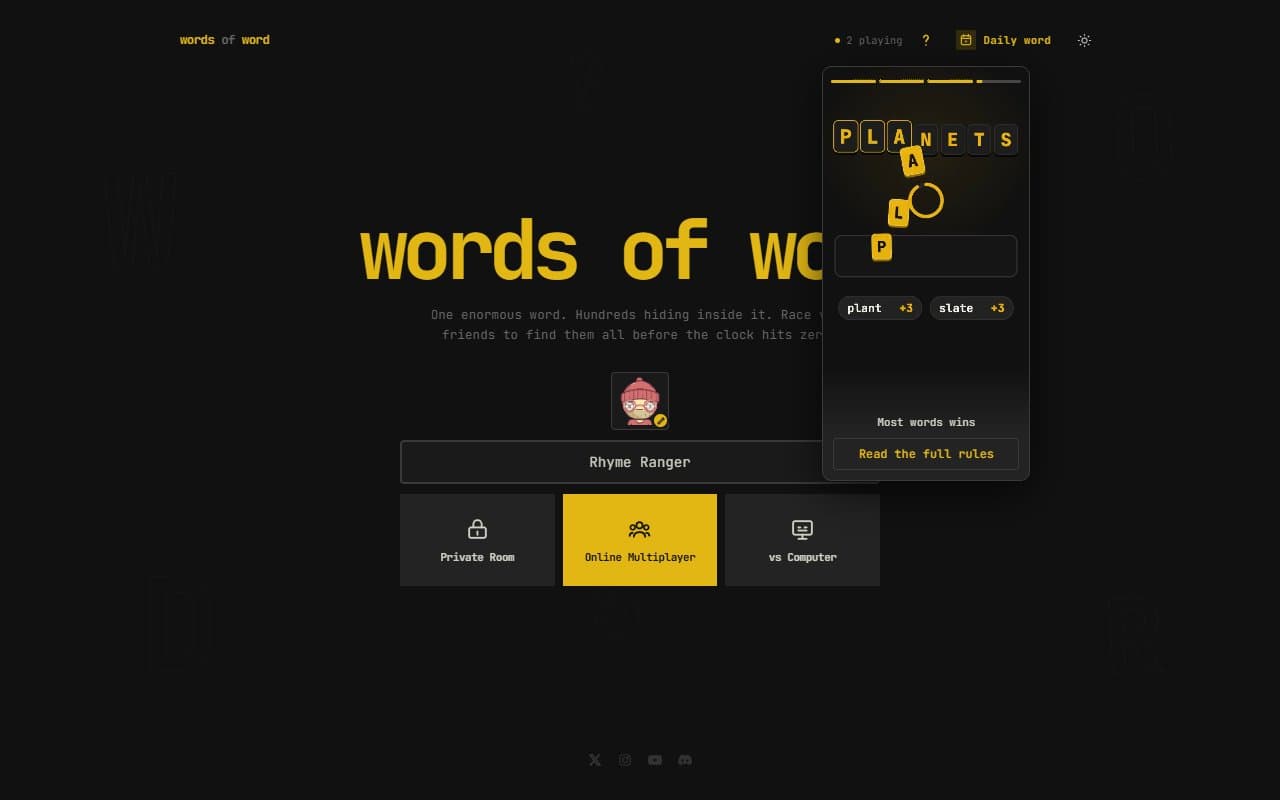 Cover image for Words of Word