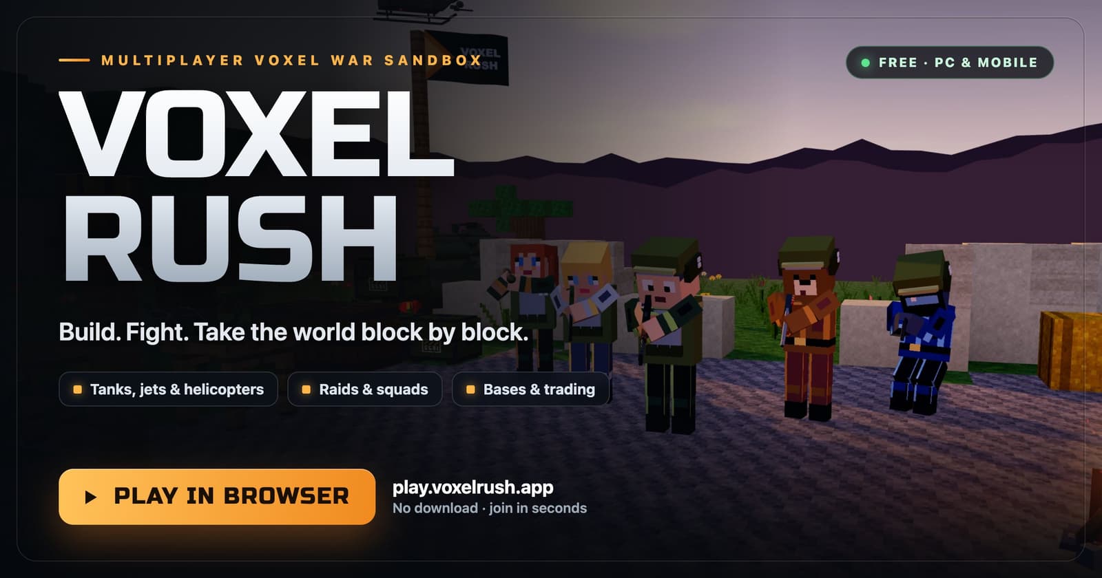 Voxel Rush Frontline cover