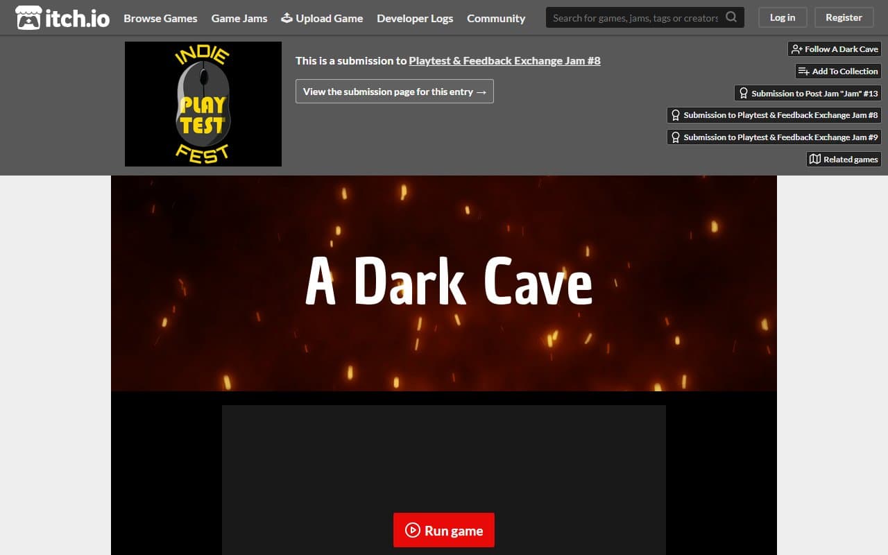 Cover image for A Dark Cave