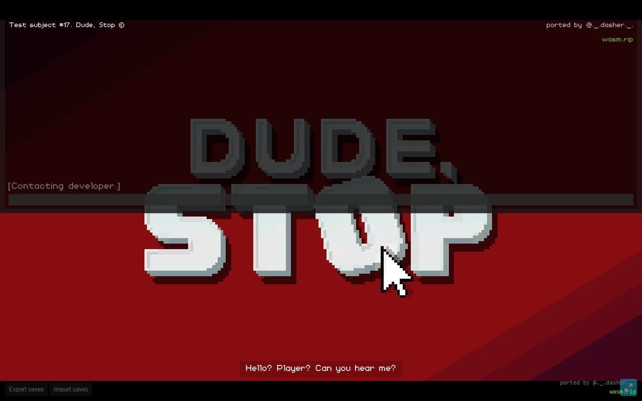 Dude, Stop cover