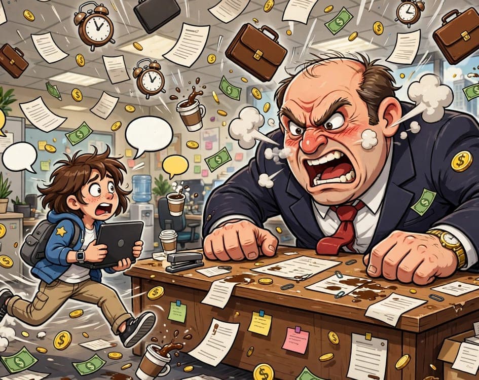 Cover image for Né Sếp Mắng! Office Boss Dodge