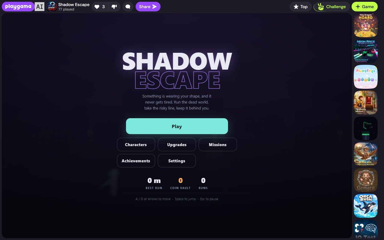 Cover image for Shadow Escape