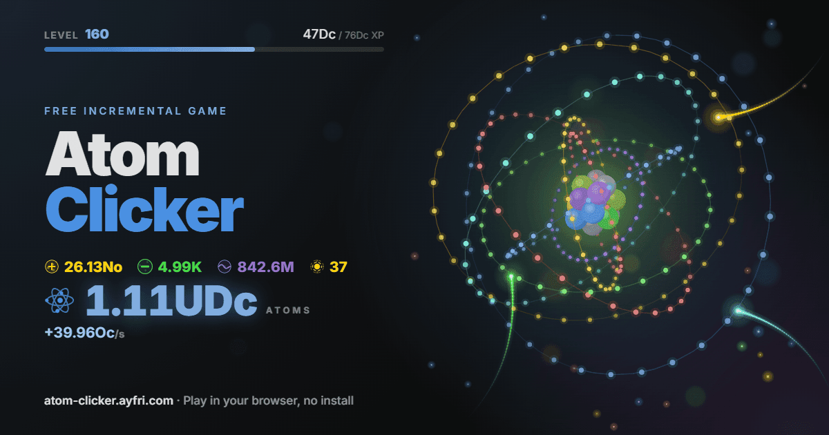 Cover image for Atom Clicker