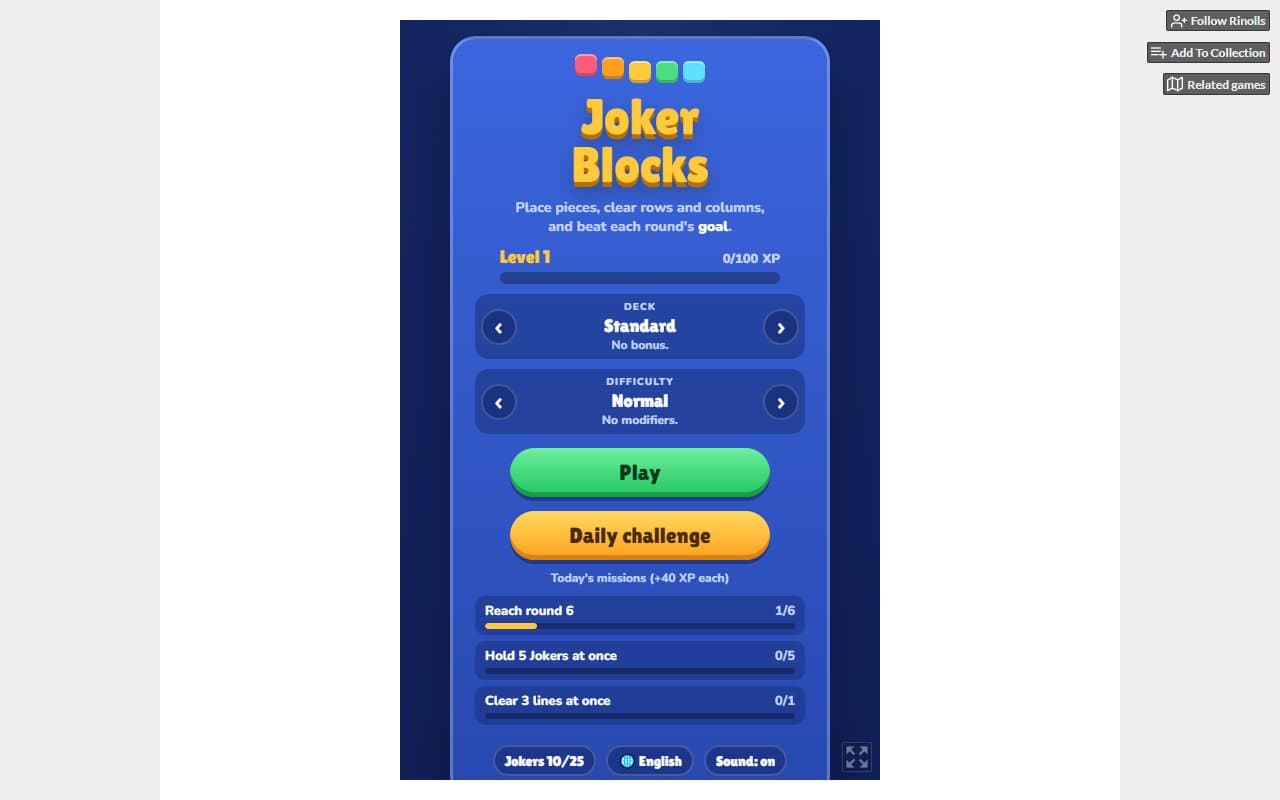 Cover image for Joker Blocks