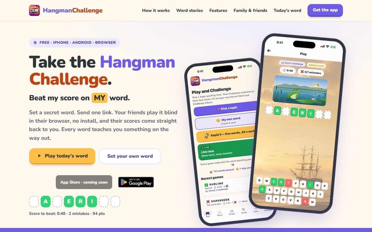 Cover image for Hangman Challenge
