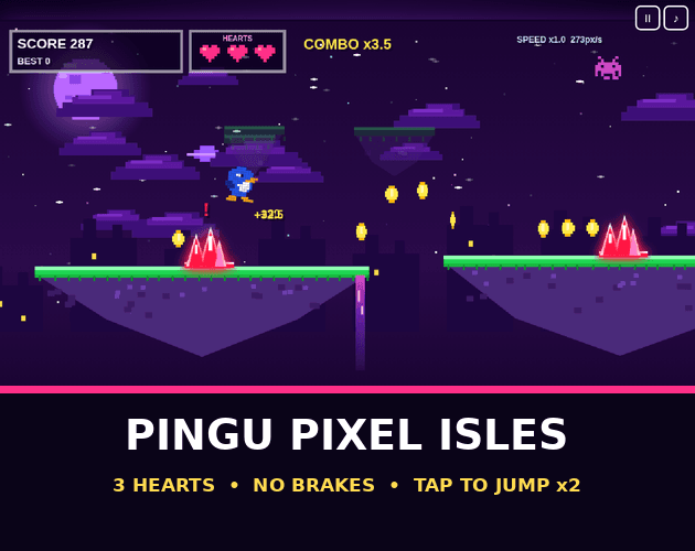 Portada de Pingu Pixel Isles