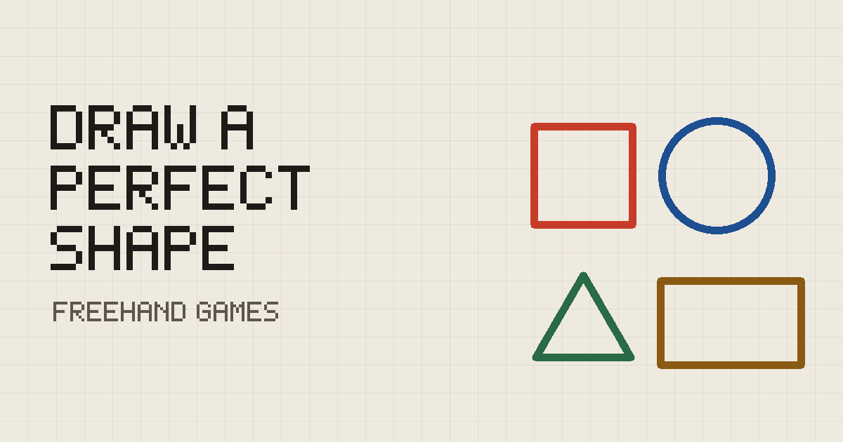 Portada de Draw a Perfect Shape | Freehand Circle, Square & More