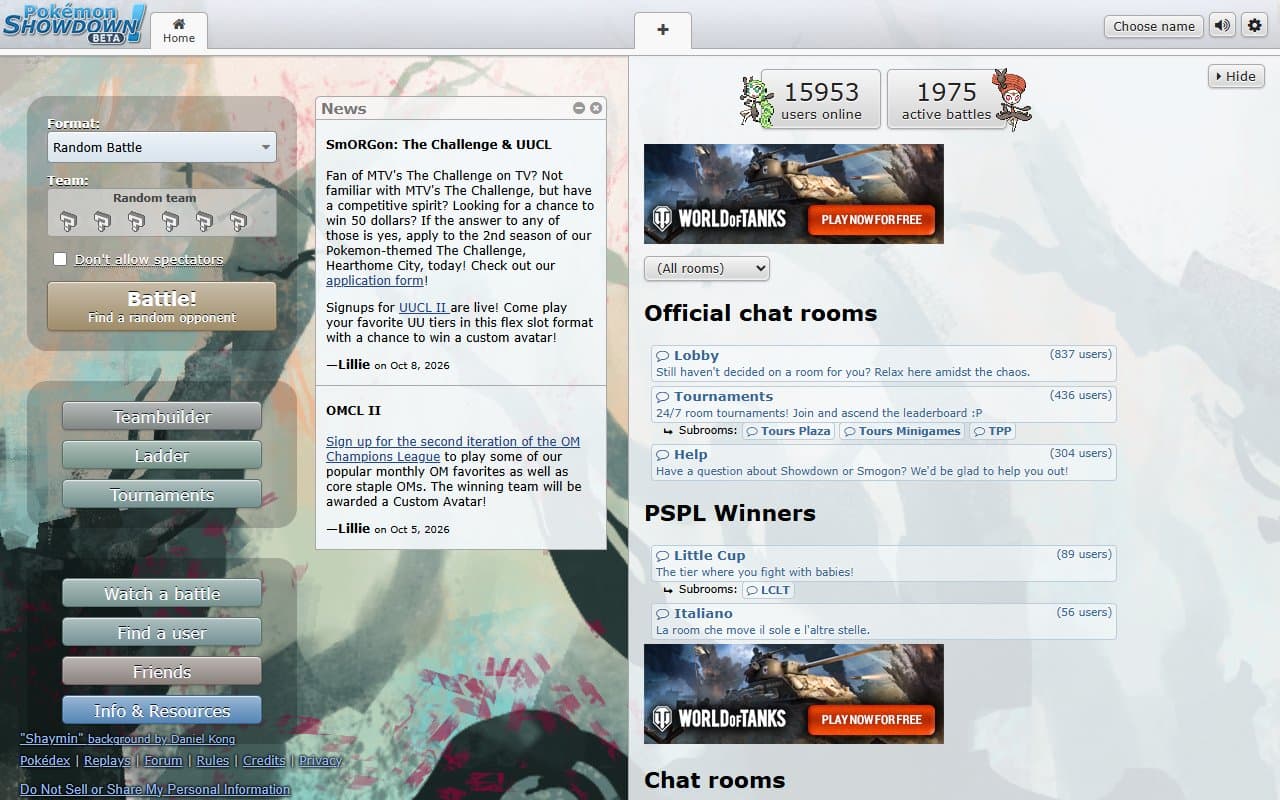 Cover image for Pokémon Showdown