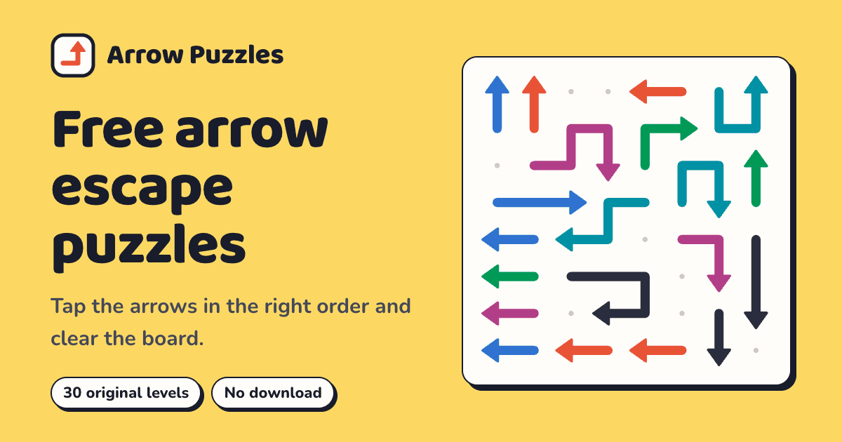 Cover image for Arrow Puzzles