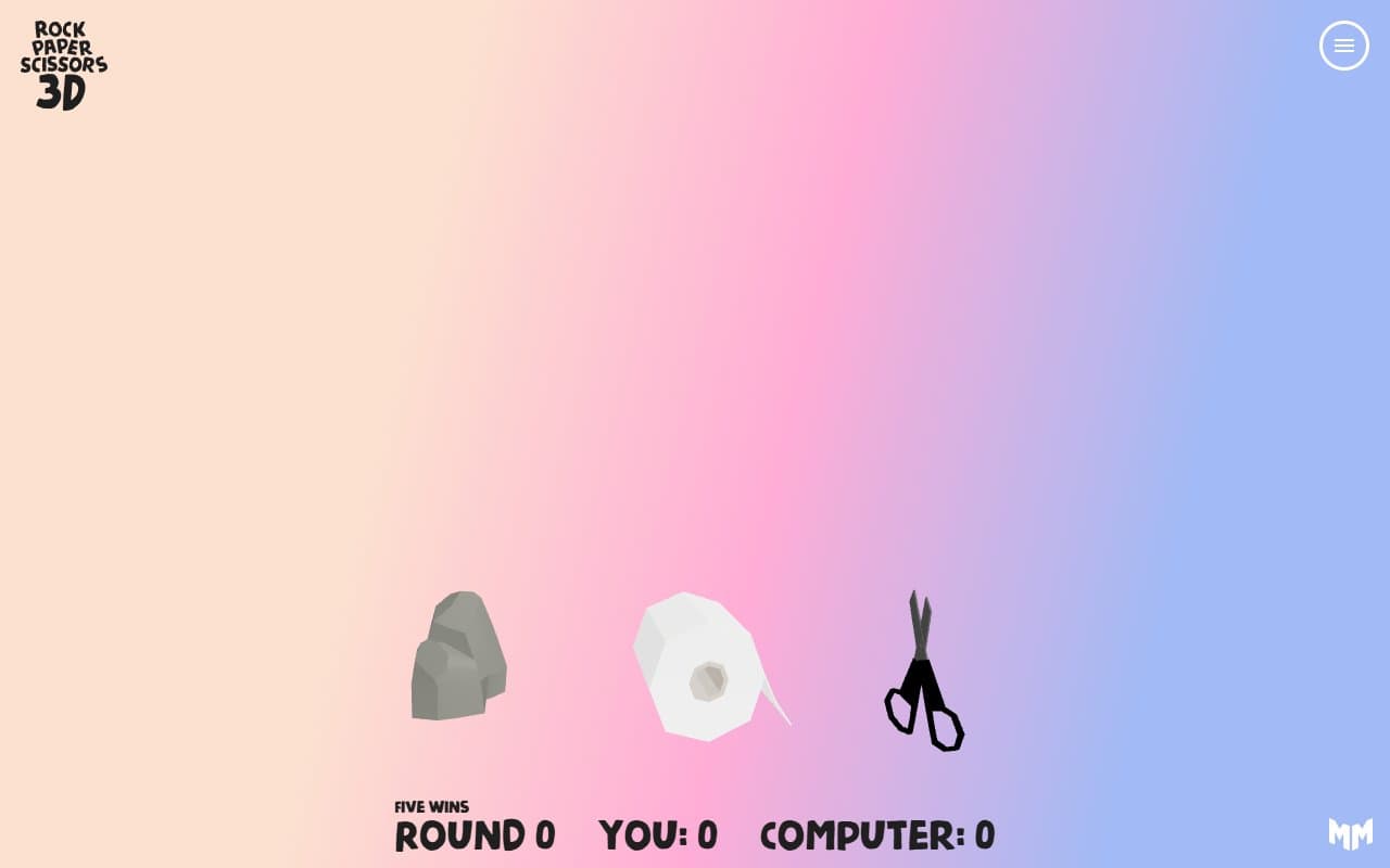 Capa de Rock Paper Scissors 3D