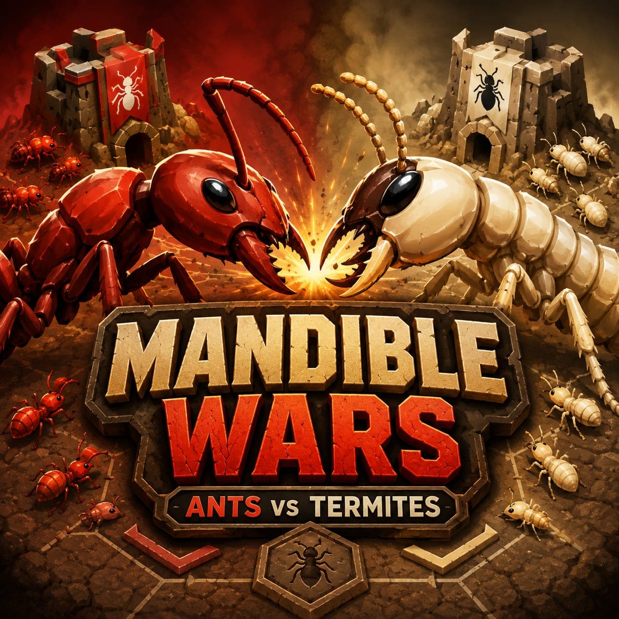 Capa de Mandible Wars: Ants vs Termites