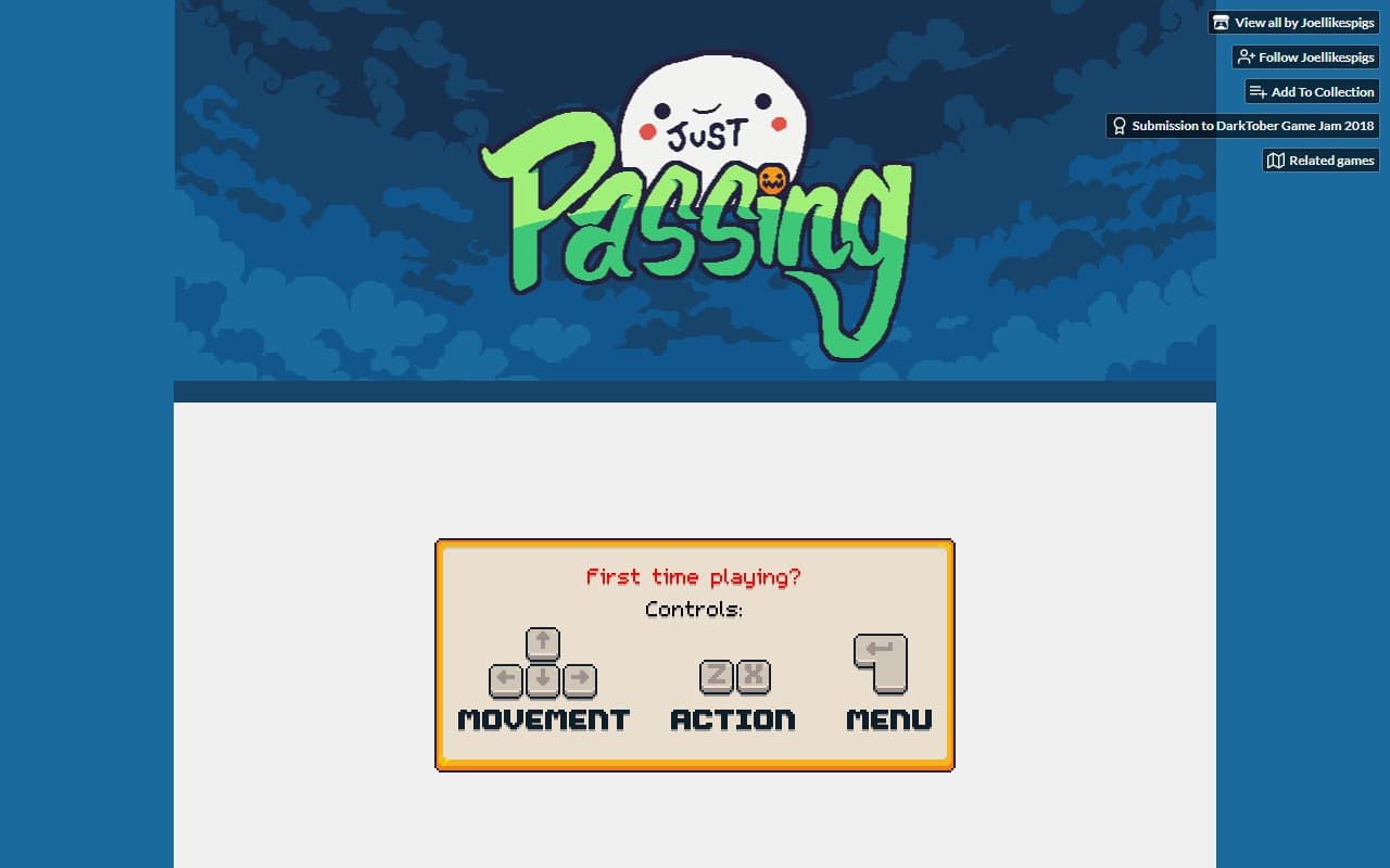 Portada de Just Passing