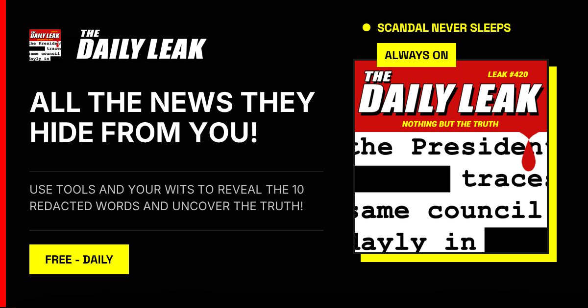 Portada de The Daily Leak