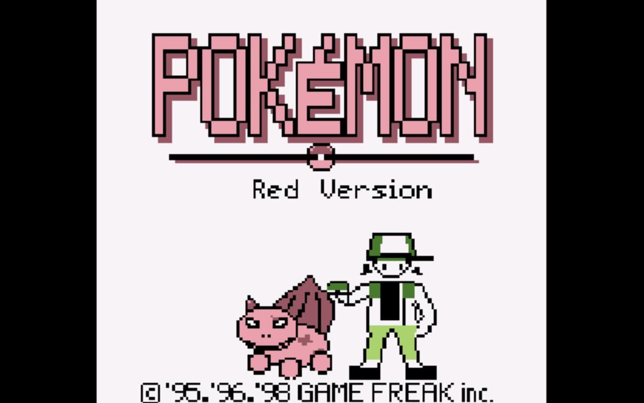 Pokémon Red and Blue cover