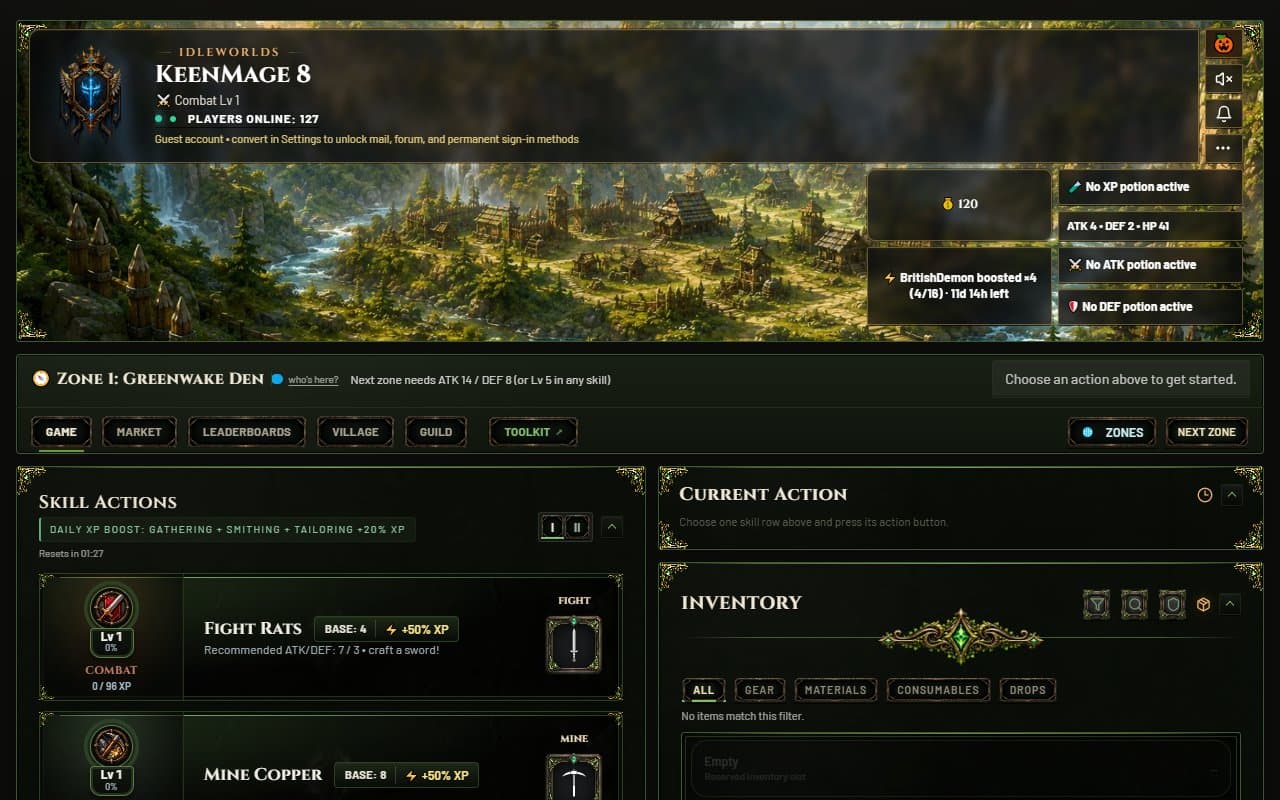 Cover image for IdleWorlds