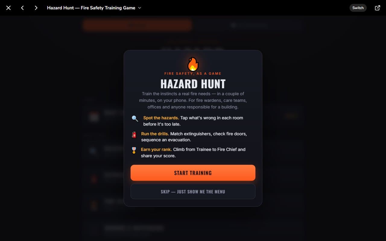 Cover image for Hazard Hunt