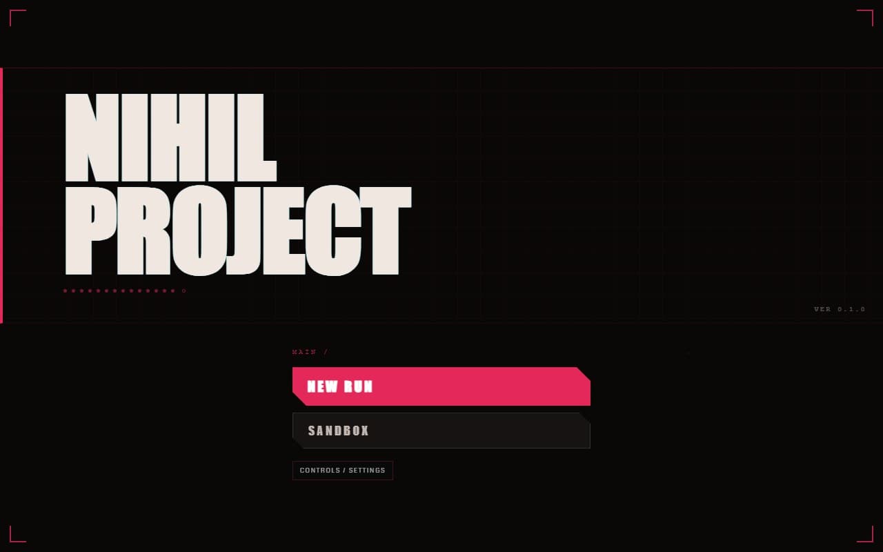 Nihil Project cover