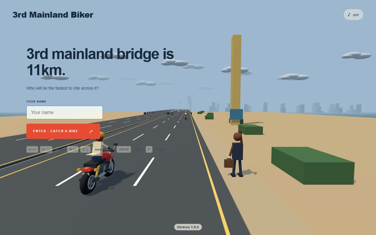 Cover image for 3rd Mainland Biker