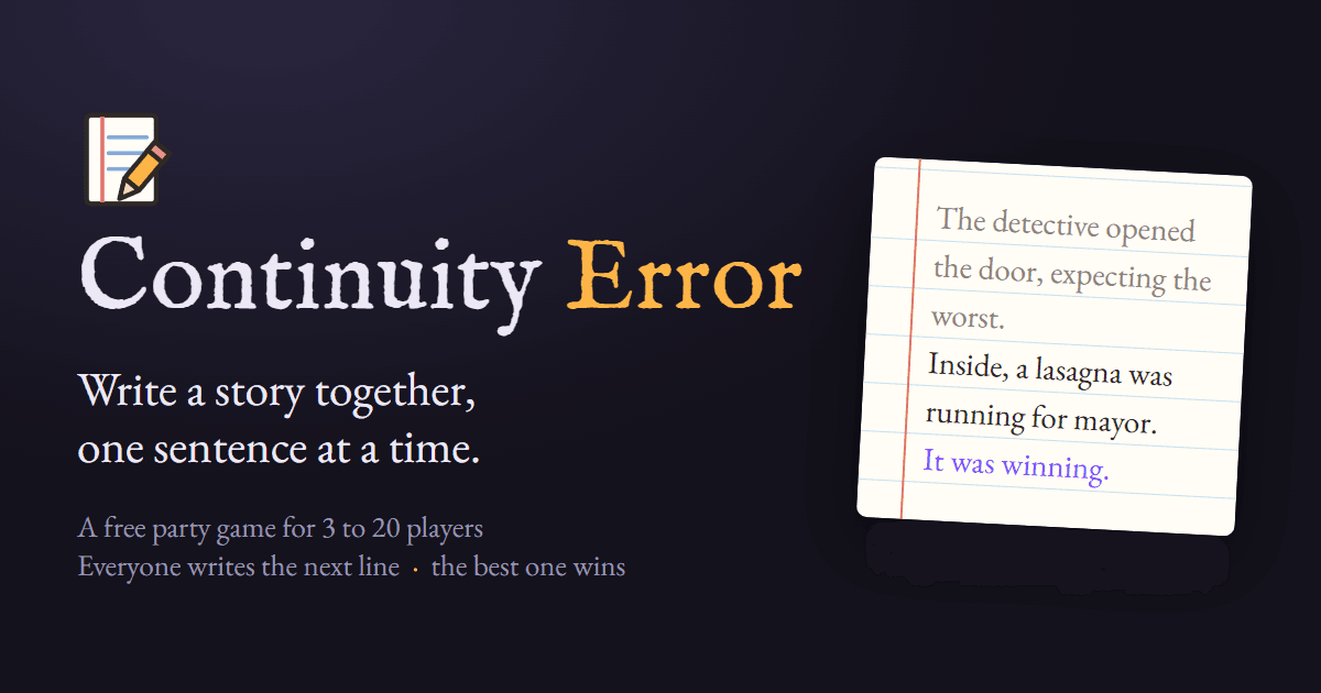 Cover image for Continuity Error