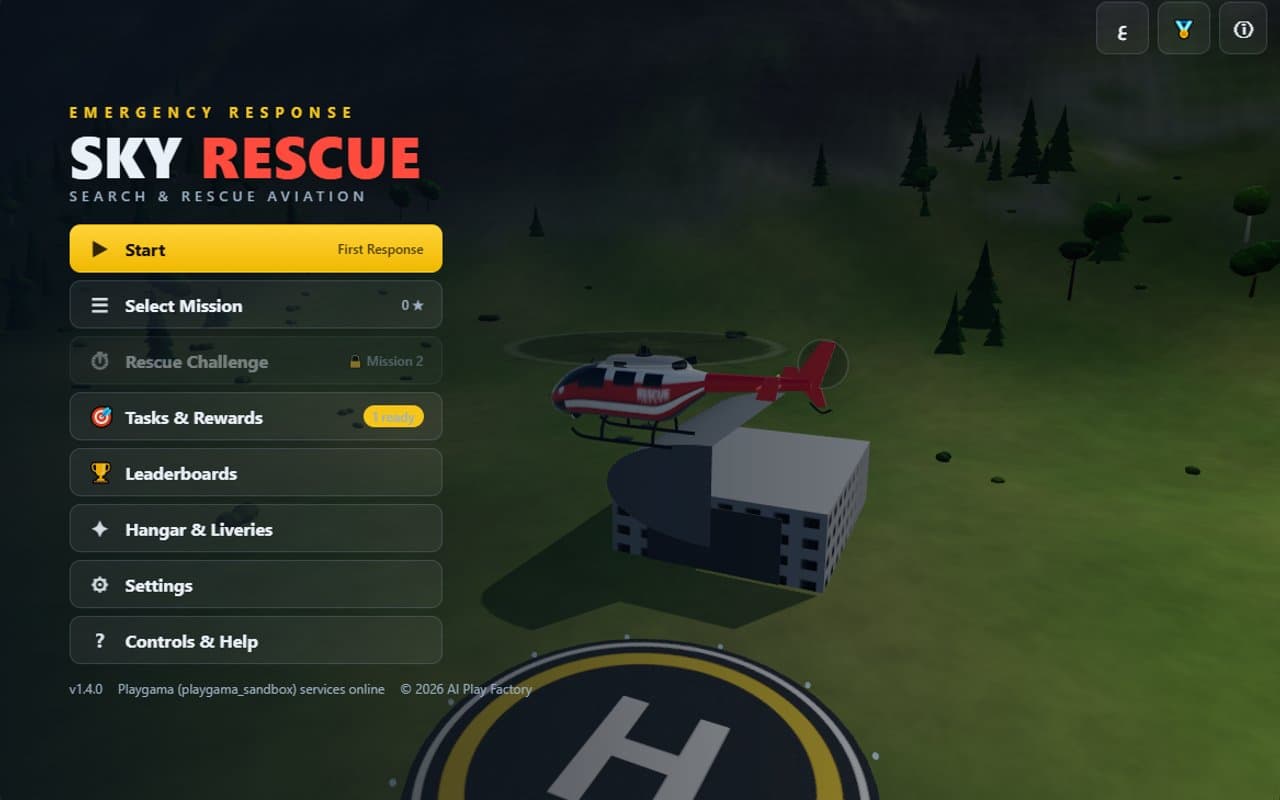 Portada de Sky Rescue: Emergency Response