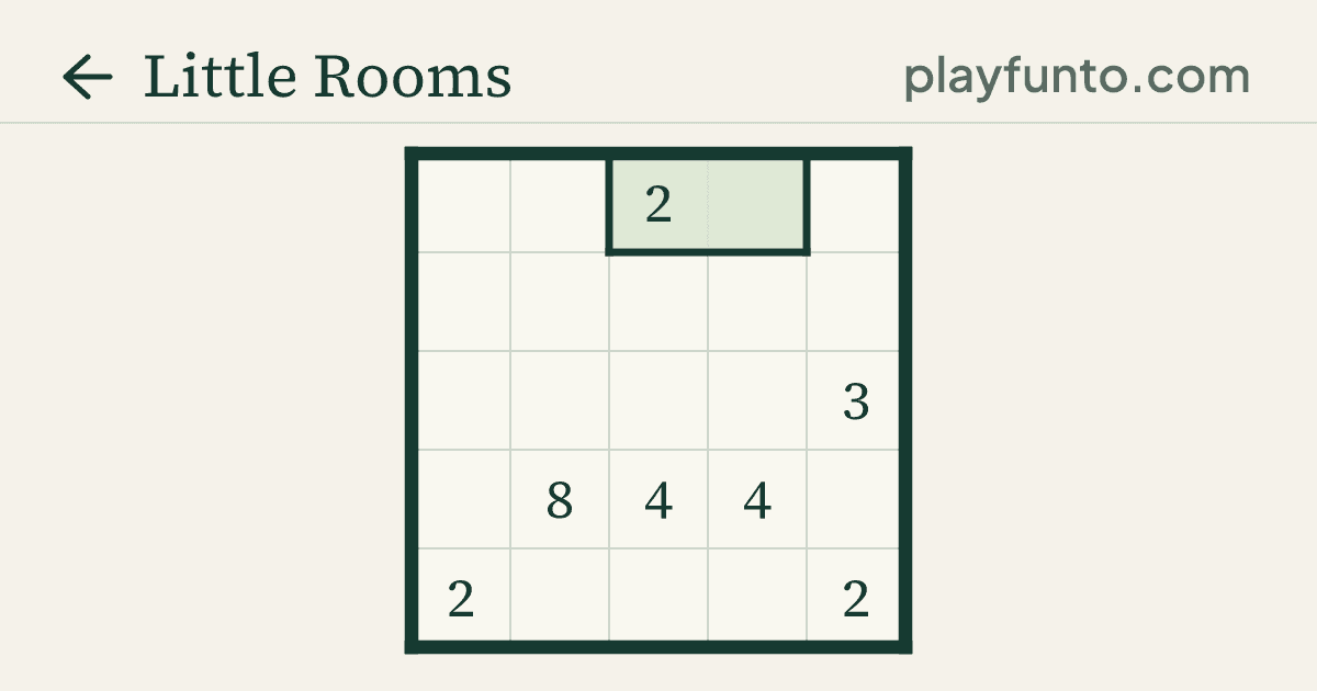 Little Rooms: rectangle logic puzzles | playfunto.com cover