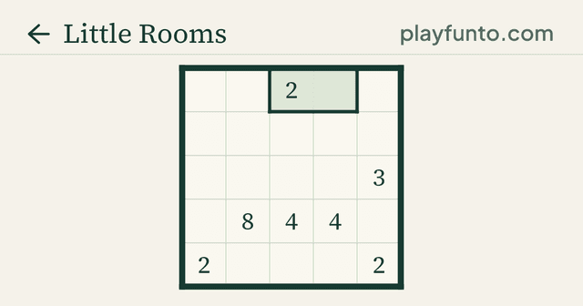 Little Rooms: rectangle logic puzzles | playfunto.com preview