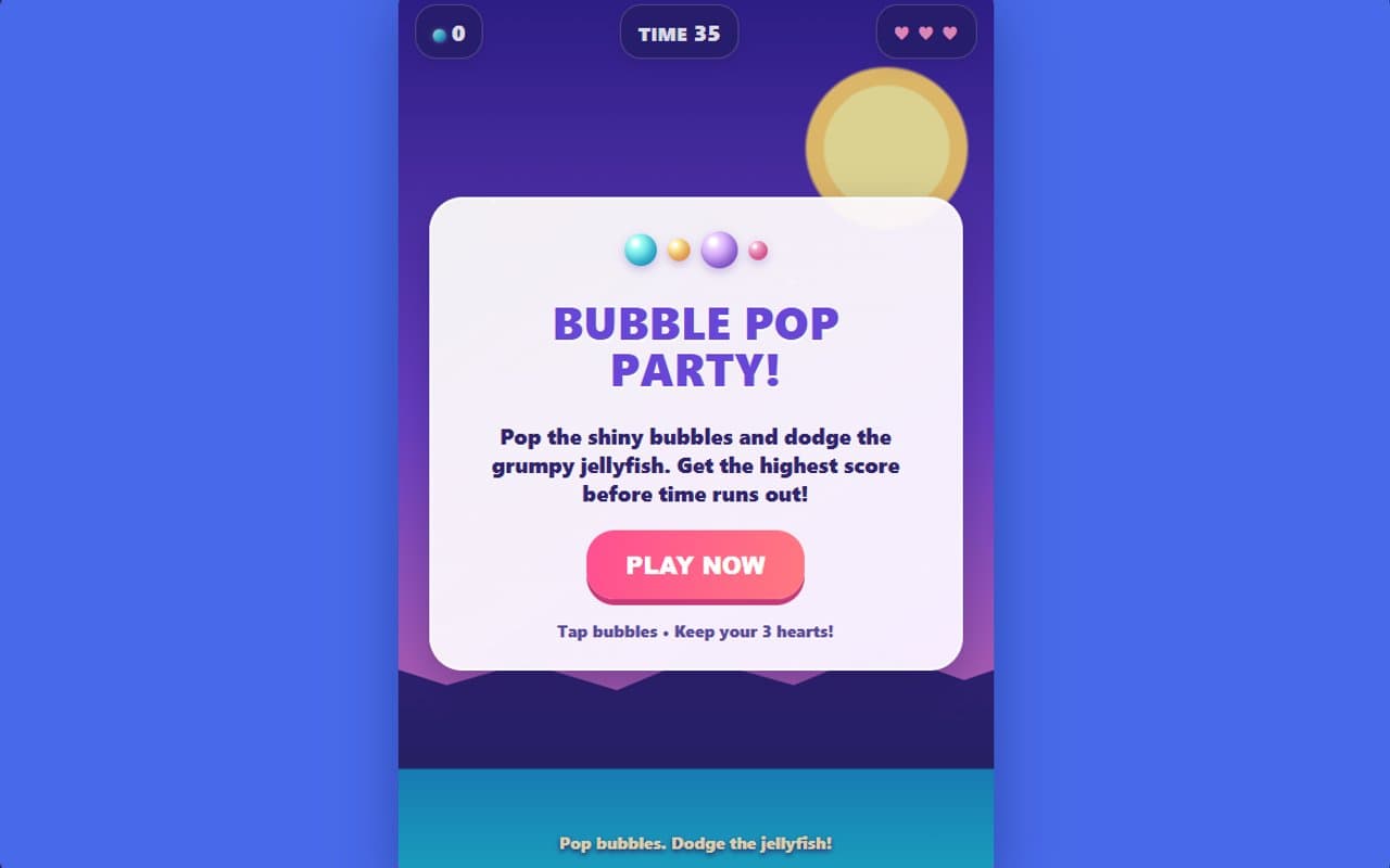 Cover image for Bubble Pop Party