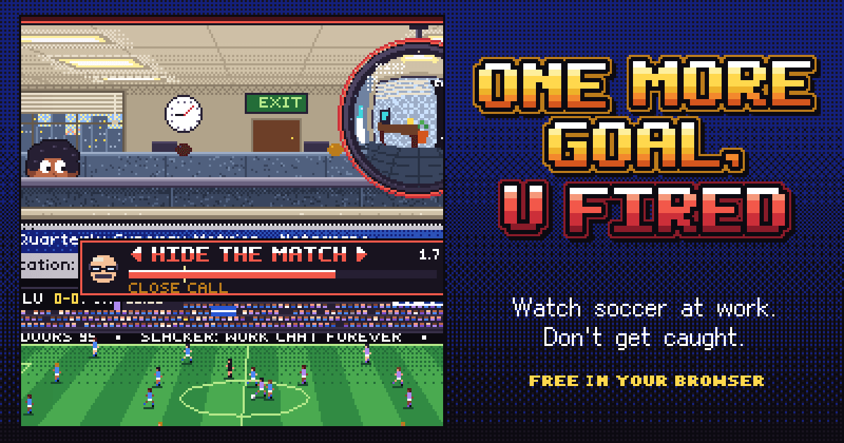 Cover image for One More Goal, U Fired